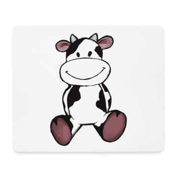 Happy cow - Mouse Pad (horizontal) - white - Front