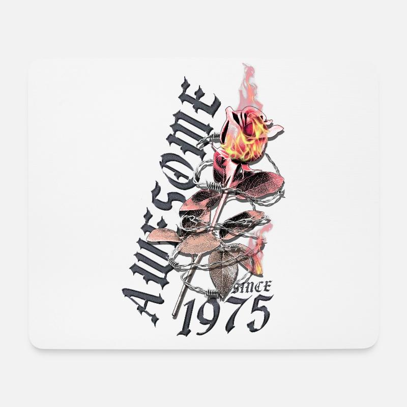 Großartig seit 1975 - Mousepad (Querformat) - Weiß