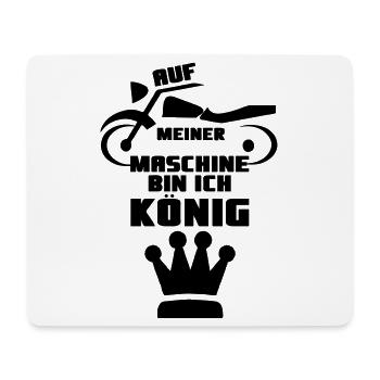 Motorrad Spruch Biker Motorradfahrer Geschenk - Mousepad (Querformat) - Weiß - Vorne