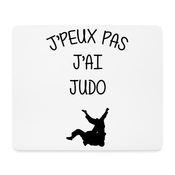 Judo / Judoka / Judokate / Fight / Fighter / Sport - Tapis de souris (format paysage) - blanc - Devant