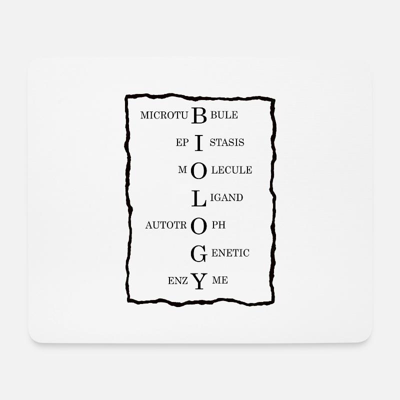 Biology 1 - Mousepad (Querformat) - Weiß