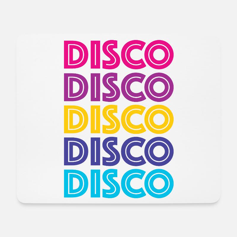 Disco Disco Disco - Mouse Pad (horizontal) - white