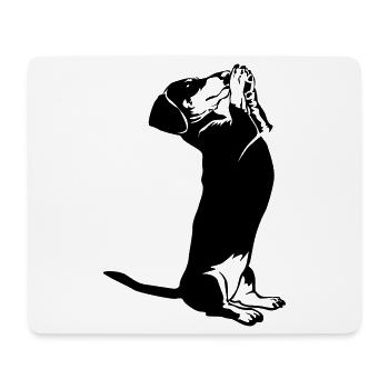 Dachshund - Mouse Pad (horizontal) - white - Front