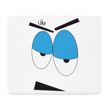 like wooh - Mousepad (Querformat) - Weiß - Vorne