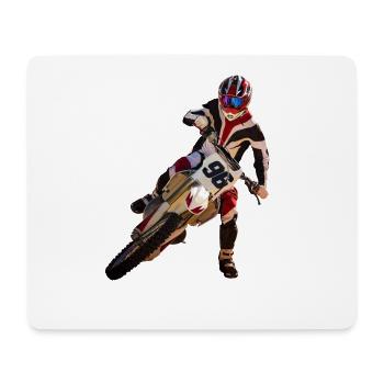 Motocross - Mouse Pad (horizontal) - white - Front