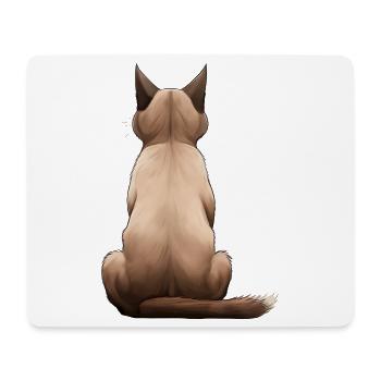 Tonkinois - Tapis de souris (format paysage) - blanc - Devant