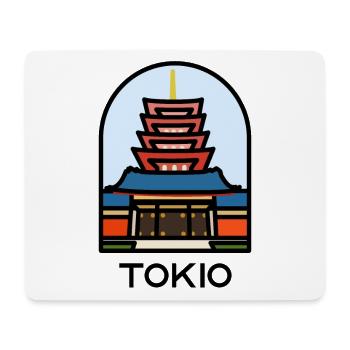 Tokyo - Senso-ji Temple - Tapis de souris (format paysage) - blanc - Devant