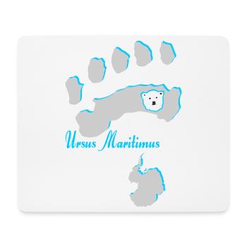 Eisbär 7 - Mousepad (Querformat) - Weiß - Vorne