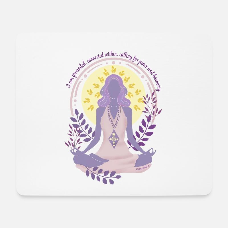 "I am" 1 - Mousepad (Querformat) - Weiß