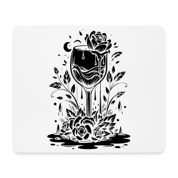 Vibrant Jungle Leaf Pattern T-Shirt - Mouse Pad (horizontal) - white - Front