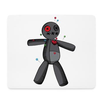 Phasmophobia Voodoo Puppe in schwarz - Mousepad (Querformat) - Weiß - Vorne