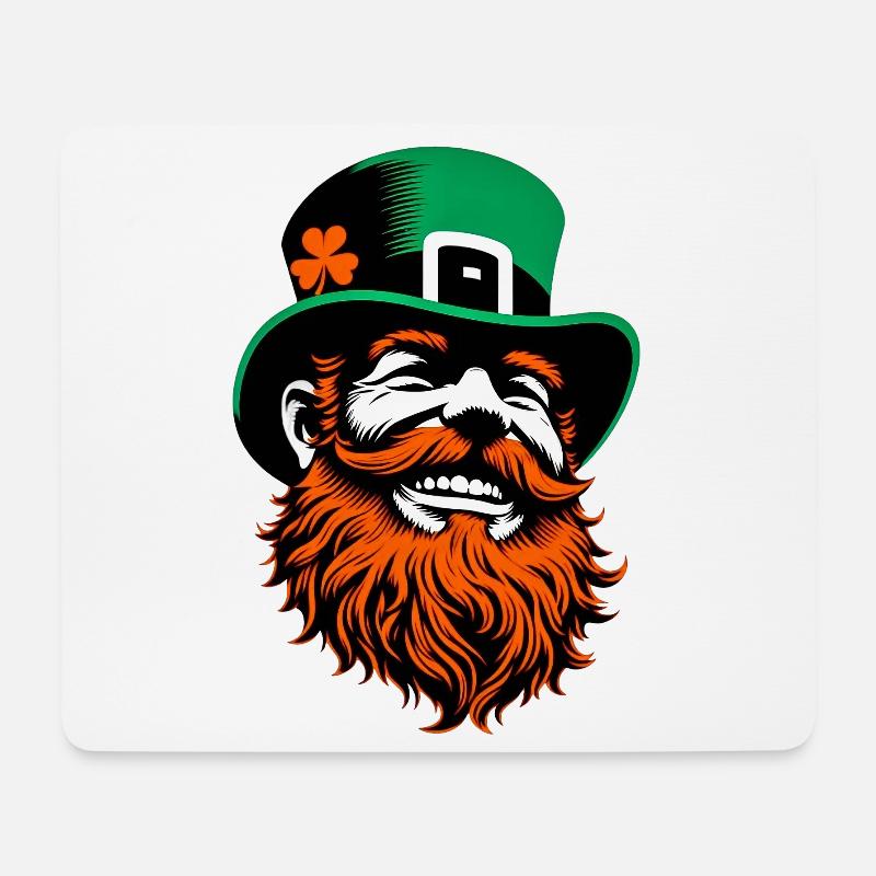 Leprechaun Ireland - Mouse Pad (horizontal) - white