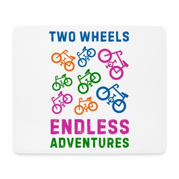 Fahrrad - Mousepad (Querformat) - Weiß - Vorne