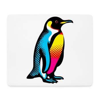 Pinguin - Mousepad (Querformat) - Weiß - Vorne