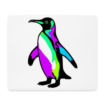 Pingouin - Tapis de souris (format paysage) - blanc - Devant