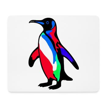 Pingouin - Tapis de souris (format paysage) - blanc - Devant