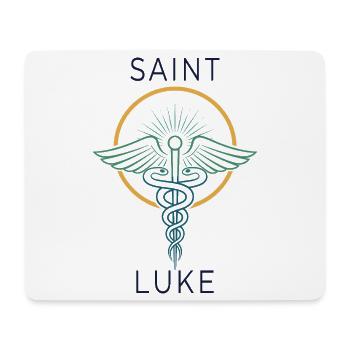 Saint Luke: Medizinische Hilfe - Mousepad (Querformat) - Weiß - Vorne
