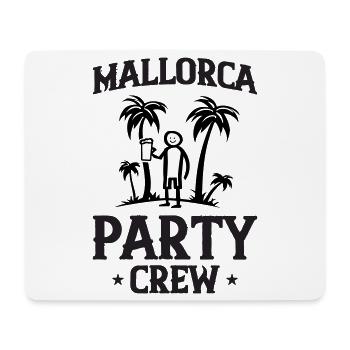Mallorca Party Crew - Tapis de souris (format paysage) - blanc - Devant