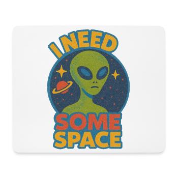 J’ai besoin d’un t-shirt extraterrestre - Tapis de souris (format paysage) - blanc - Devant