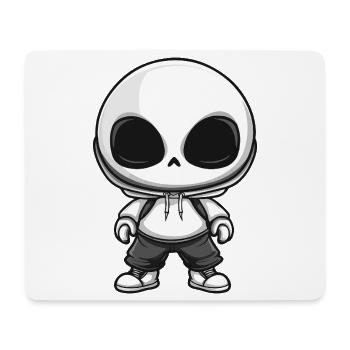 Zombie Halloween Skeleton Comic - Mouse Pad (horizontal) - white - Front