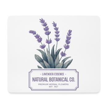 Lavender Essence – Botanical Vintage Label - Mouse Pad (horizontal) - white - Front