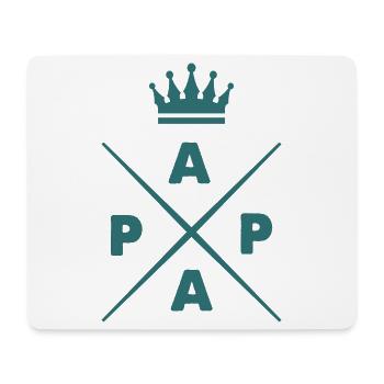 King Papa  - Mousepad (Querformat) - Weiß - Vorne