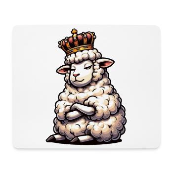 Moutons, moutons, bergers, bergers, bélier, béliers - Tapis de souris (format paysage) - blanc - Devant