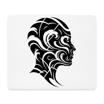 Elgante Lines Art - Mouse Pad (horizontal) - white - Front