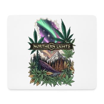 NORTHERN LIGHTS - Mousepad (Querformat) - Weiß - Vorne
