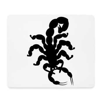 scorpion - Tapis de souris (format paysage) - blanc - Devant
