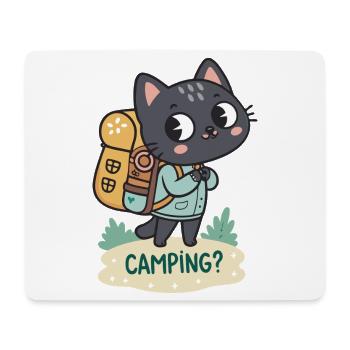Cat Camper: Camping Adventure - Mouse Pad (horizontal) - white - Front