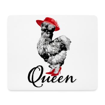 Fans de poulet - Coq - Coq - Poulet de soie - Bio - Tapis de souris (format paysage) - blanc - Devant
