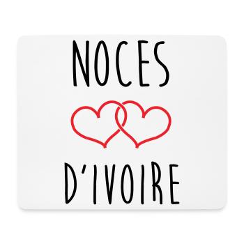 Wedding Anniversary - Ivory Wedding (62 years) - Mouse Pad (horizontal) - white - Front