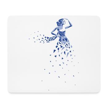 ORIGAMI SERBOWKA - Tapis de souris (format paysage) - blanc - Devant