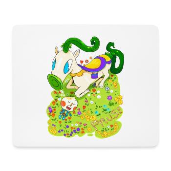 Verschnaufpause - Mousepad (Querformat) - Weiß - Vorne