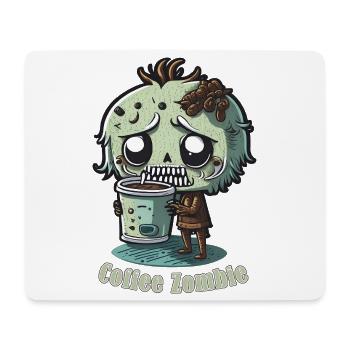 Coffee Monster - Caffeine Zombie - Morning Grouch - Mouse Pad (horizontal) - white - Front