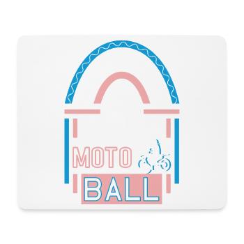 10 Jahre Motoball Jubiläum Motoballspieler Jubi - Mousepad (Querformat) - Weiß - Vorne