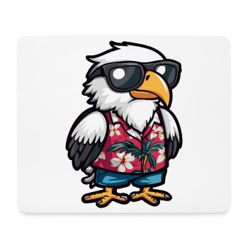 Vacances Eagle Comic - Tapis de souris (format paysage) - blanc - Devant