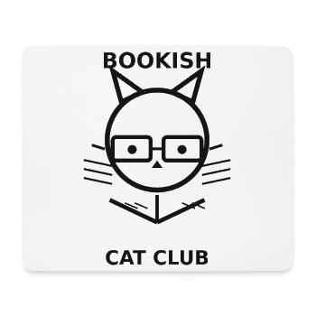 Club du Chat Lecteur - Tapis de souris (format paysage) - blanc - Devant
