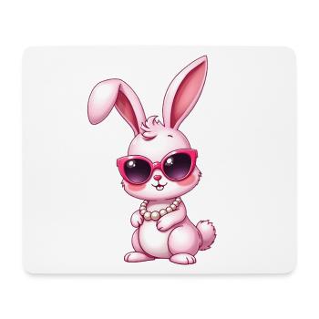 Rabbit - Mouse Pad (horizontal) - white - Front