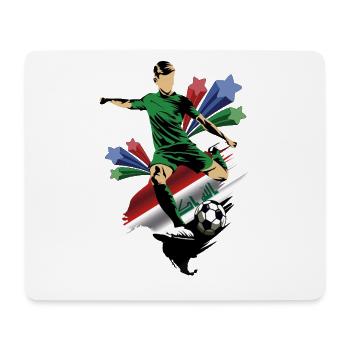 Irak - Iraq - Flags - Mouse Pad (horizontal) - white - Front