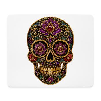 Opulenter Blumenkopf Schmuck - Mousepad (Querformat) - Weiß - Vorne