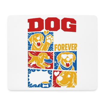 Dog Friend Forever Golden Retriever - Mousepad (Querformat) - Weiß - Vorne
