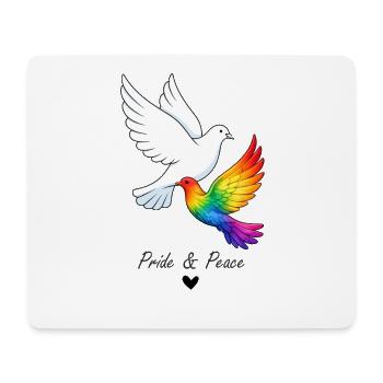 Frieden und Stolz - Mousepad (Querformat) - Weiß - Vorne