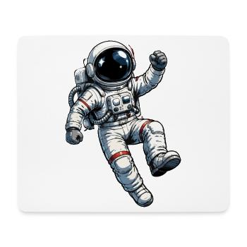 Retro Astronaut Comic Print - Mouse Pad (horizontal) - white - Front