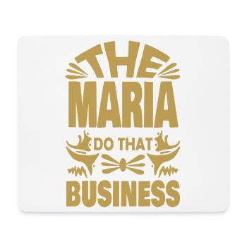 Maria - Tapis de souris (format paysage) - blanc - Devant