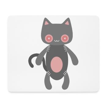 Kawaii Stitch Cat - Mousepad (Querformat) - Weiß - Vorne