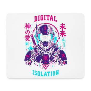 404 User Not Found Techwear Cyberpunk-Design - Mousepad (Querformat) - Weiß - Vorne
