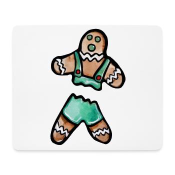 Lebkuchen-Bayerisches Outfit - Mousepad (Querformat) - Weiß - Vorne