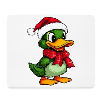 Weihnachten Entchen - Mousepad (Querformat) - Weiß - Vorne